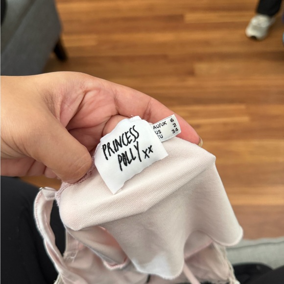 Princess Polly Blush Pink lace Top - Picture 4 of 4